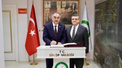 Azerbaycan Büyükelçisi Dr. Mammadov'dan Vali Özarslan'a ziyaret