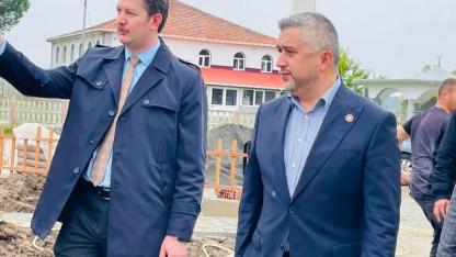 Başkan Yaman ve Müdür Köstek, Köy Yaşam Merkezini inceledi