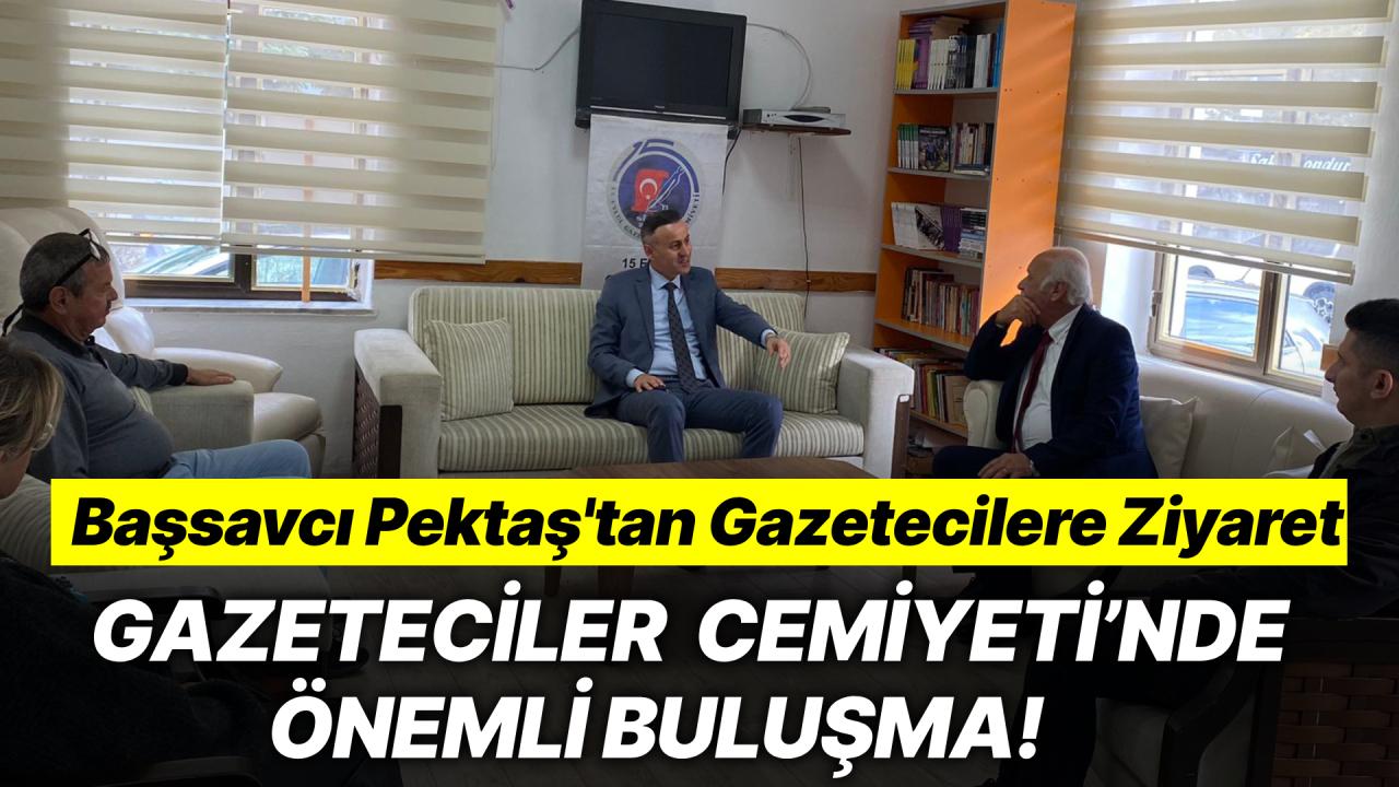 Başsavcı Pektaş&#039;tan cemiyete ziyaret