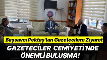 Başsavcı Pektaş'tan cemiyete ziyaret
