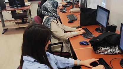 Boyabat'ta on parmak kursu açıldı