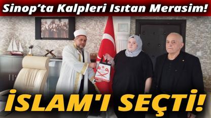Budapeşteli kadın Sinop'ta Müslüman oldu