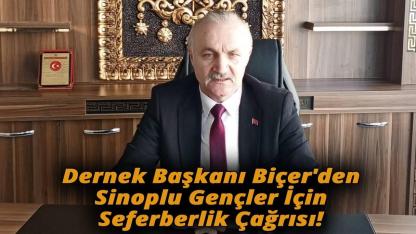 Dernek Başkanı Biçer: "Sinop gençliği tehlikede"