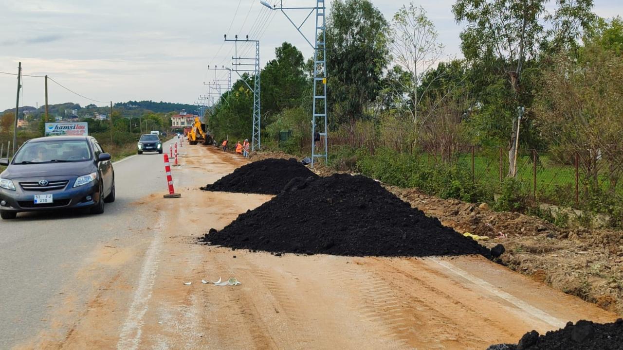 Doğalgaz çalışmaları başladı