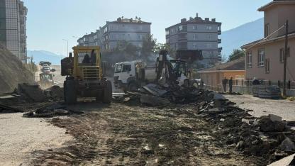 Durağan’da hastane yolu yenileniyor