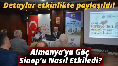 Edebiyat, Tarih ve Müzik Akşamlarında  Almanya’ya göçün Sinop’a yansımaları konuşuldu