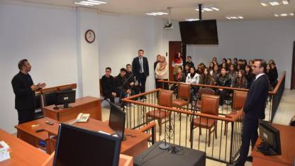 Gençler adaletin işleyişini yerinde öğrendi