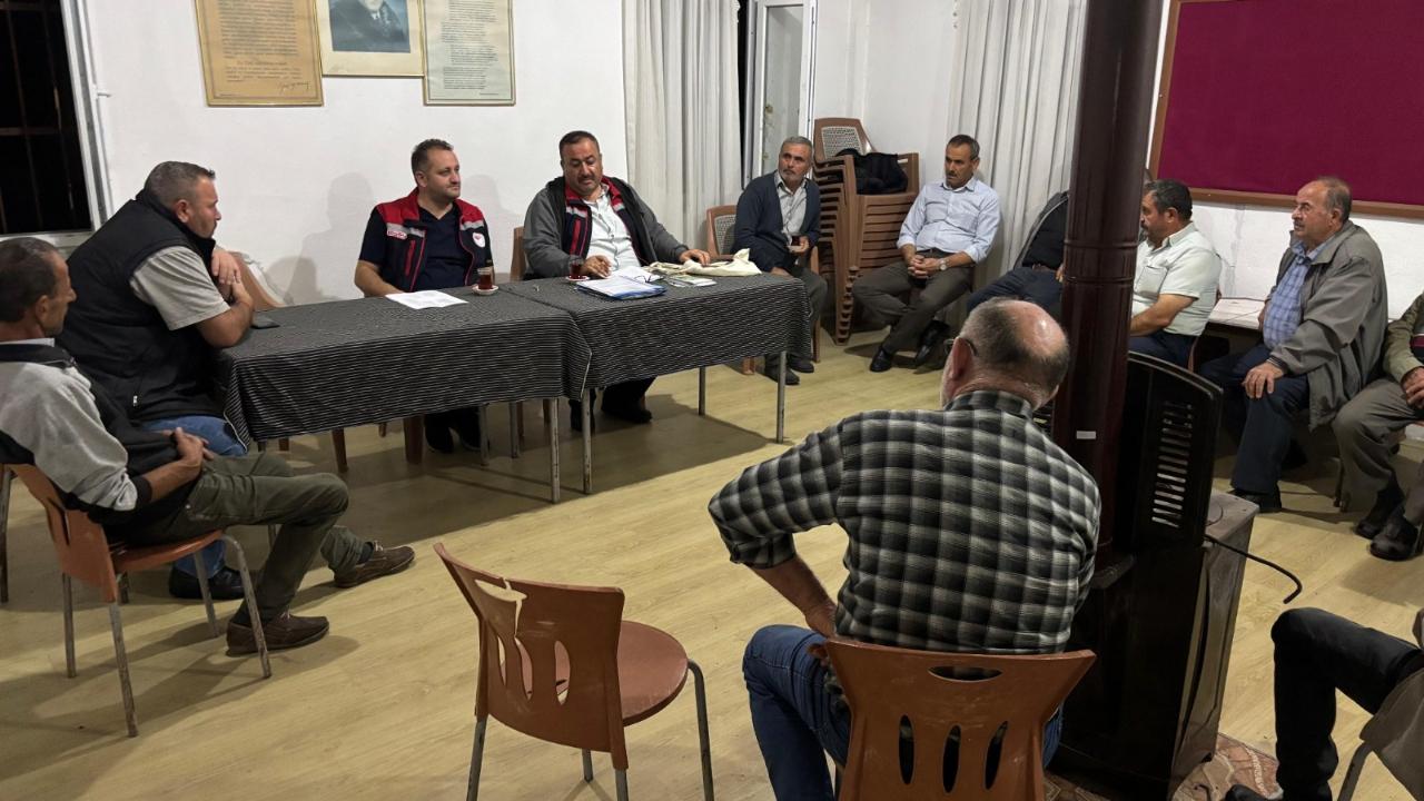 Gerze’de çiftçilere tarımsal destek bilgilendirmesi