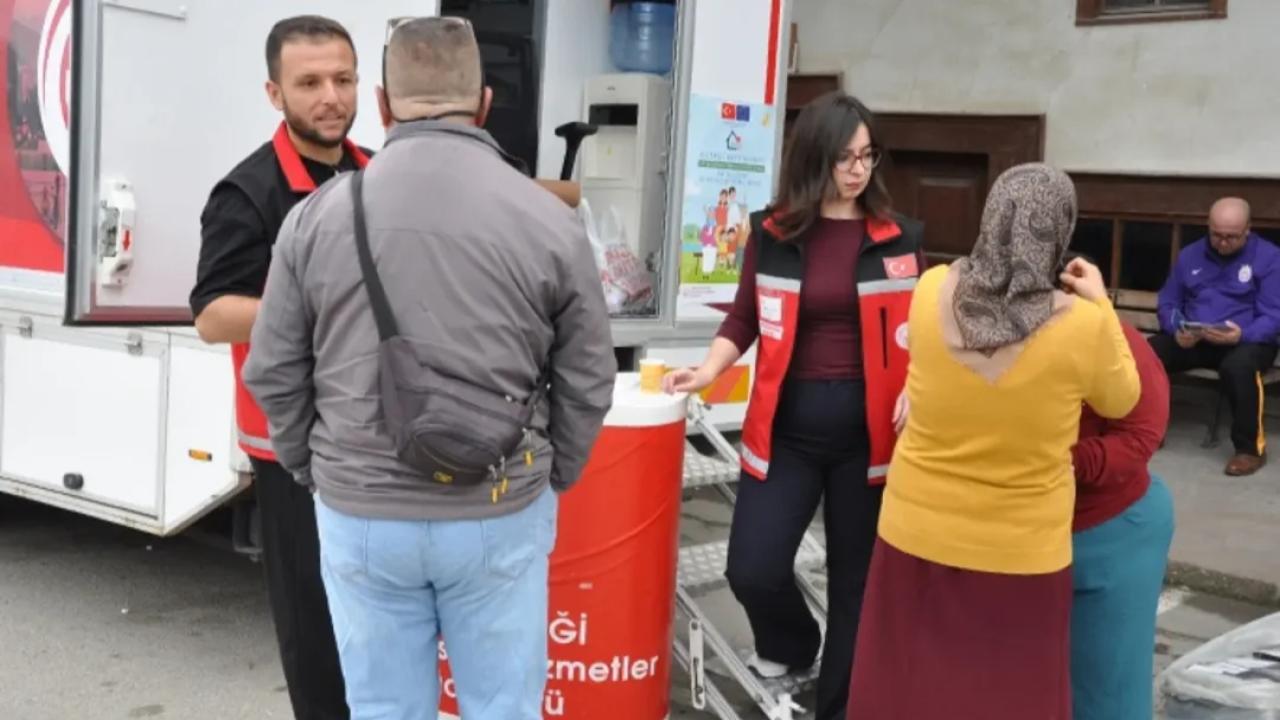 Gerze’de mobil sosyal hizmet aracı faaliyete başladı