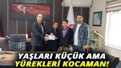 Gerzeli öğrencilerden anlamlı bağış!