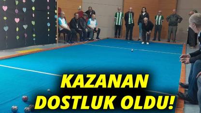Huzurevi sakinleri bocce turnuvasında buluştu