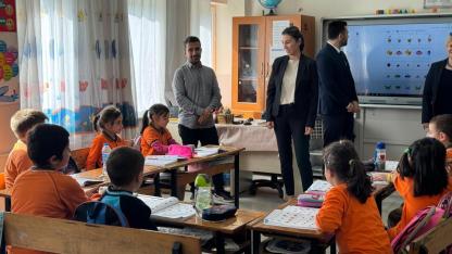 Kaymakam Büyüker'den ilkokul ziyareti