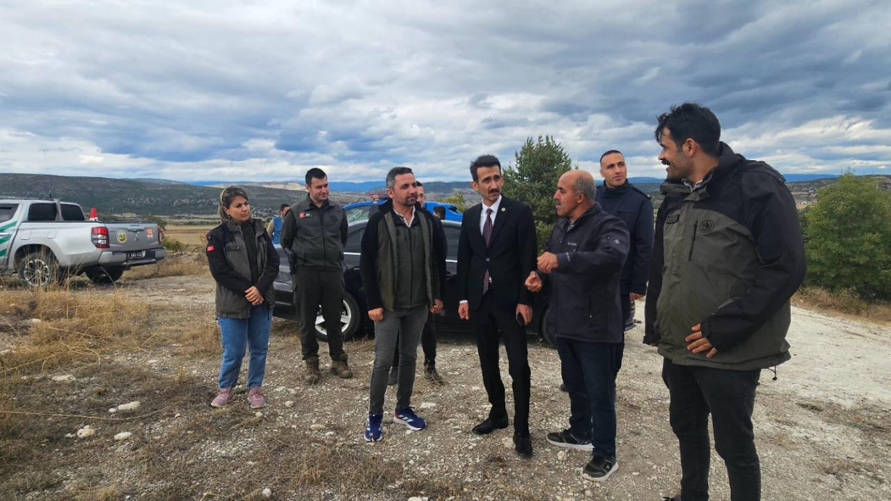 Kaymakam Ünal&#039;dan yeni orman deposu çalışmalarına yakın takip