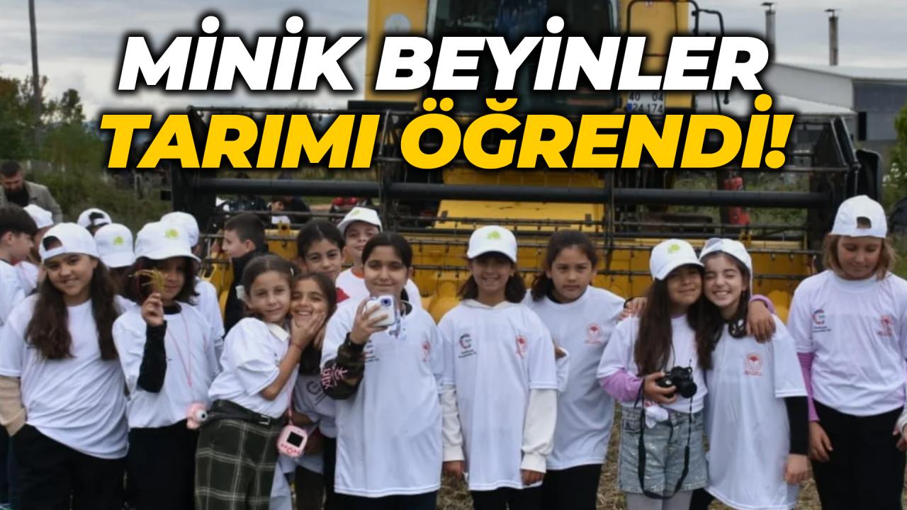 Lider çocuklar tarımla buluştu