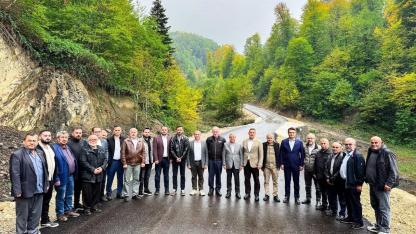 Milletvekili Maviş, Türkeli ilçesindeki grup yolunu inceledi