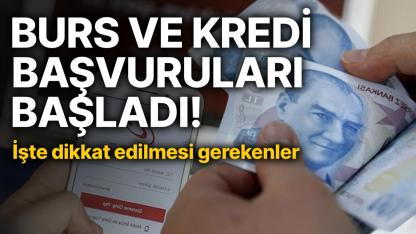 Öğrenciler müjde! Burs ve öğrenim kredisi başvuruları başladı