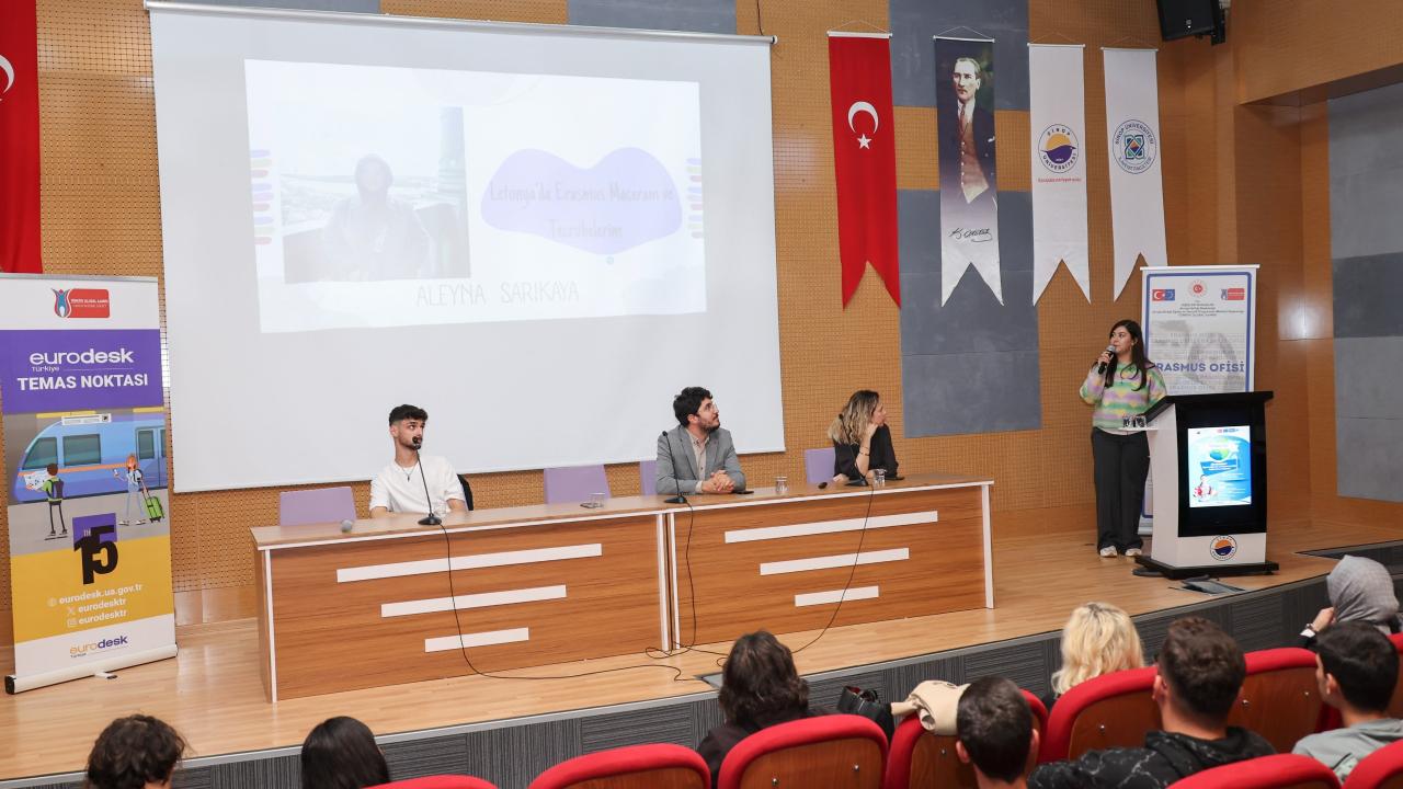 Öğrencilere ERASMUS+ fırsatları anlatıldı