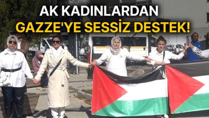 Sinop’ta kadınlar Gazze için el ele