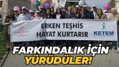 Sinop’ta Meme Kanseri farkındalık yürüyüşü yapıldı