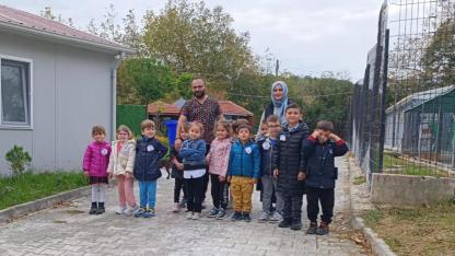 Miniklerden duygusal ziyaret