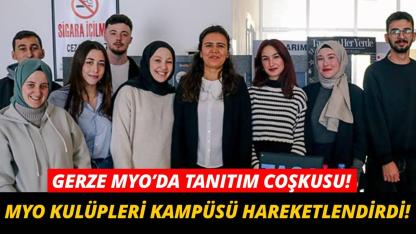 Gerze MYO kulüplerinden göz kamaştıran tanıtım