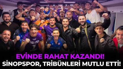 Sinopspor, Turhalspor'u 2-1 mağlup etti