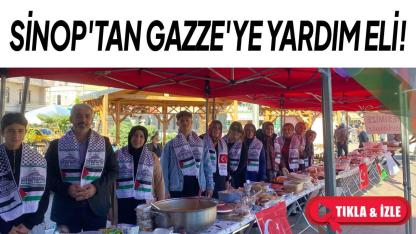 Sinop’ta iyilik ateşi yandı: Tüm gelir Gazze'ye