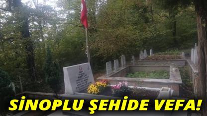 Şehit Ahmet Can'ın mezarı yenilendi