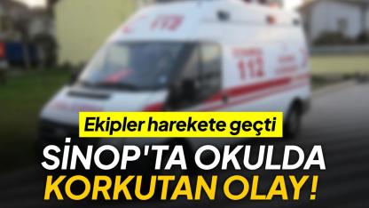 Sinir krizi geçiren öğrenci ekipleri harekete geçirdi