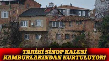 Sinop Kalesi’ndeki Kalekondular kamulaştırılıyor