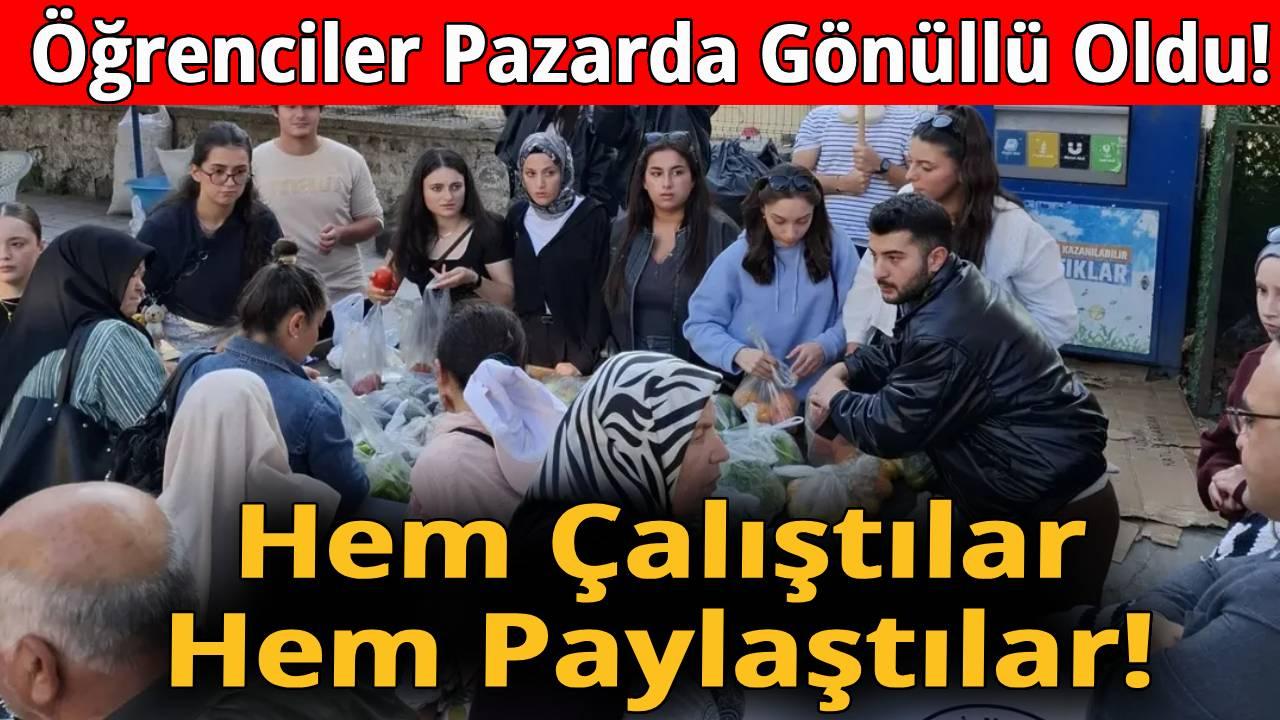 Sinop Üniversitesi öğrencileri gönüllülükte fark yarattı!