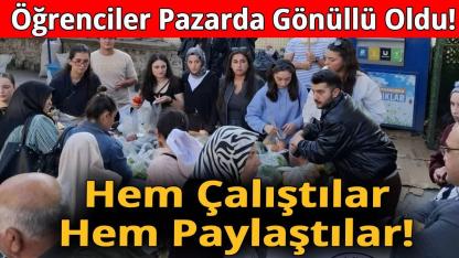 Sinop Üniversitesi öğrencileri gönüllülükte fark yarattı!