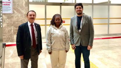Sinop Üniversitesi, YTB Burslu İlk Uluslararası öğrencisini karşıladı