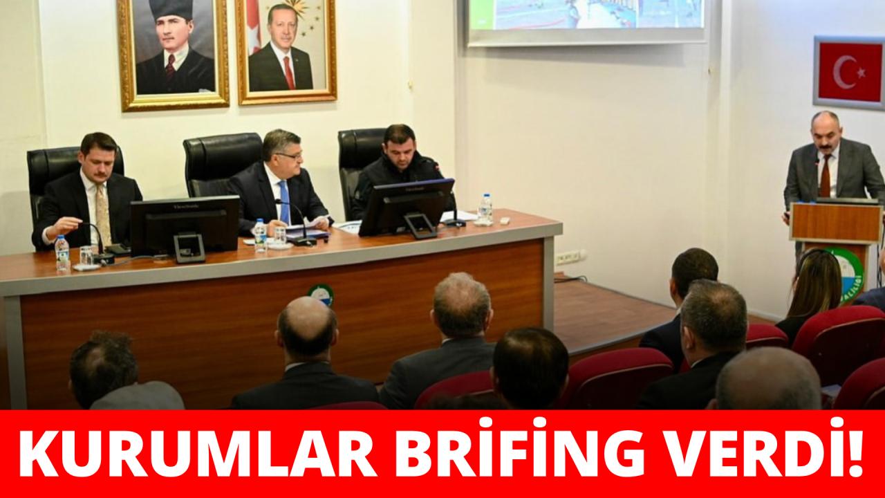 Sinop Valiliği'nde afet azaltma çalışmaları konuşuldu