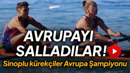 Sinoplu kürekçiler Avrupa Şampiyonu oldu