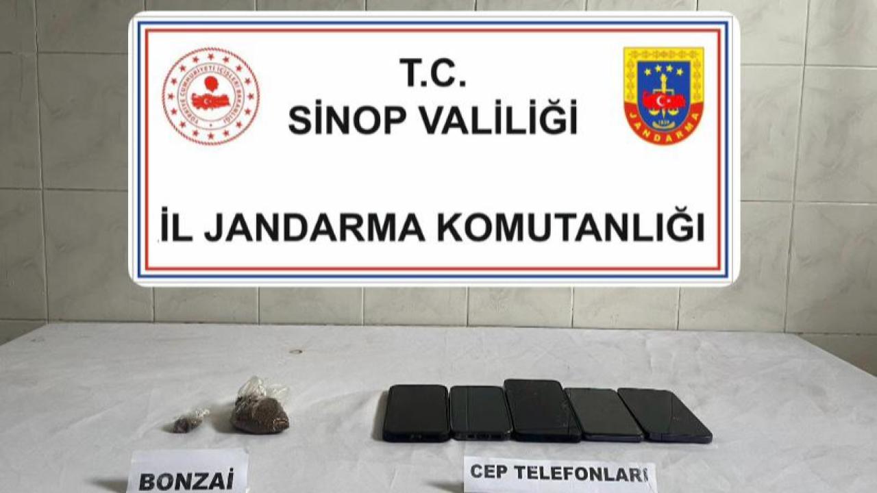 Sinop&#039;ta 16,89 gram bonzai ele geçirildi