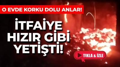 Sinop'ta baca yangını: Ekipler zamanla yarıştı
