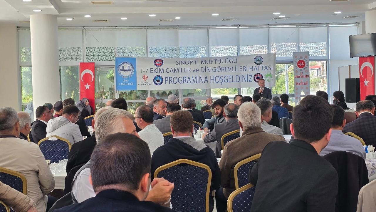 Sinop’ta Camiler ve Din Görevlileri Haftası etkinliği