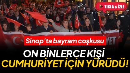 Sinop'ta fener alayı düzenlendi