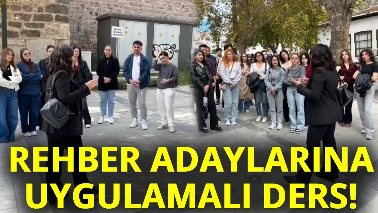 Sinop’ta geleceğin rehberlerine uygulamalı eğitim