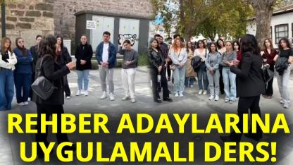Sinop’ta geleceğin rehberlerine uygulamalı eğitim