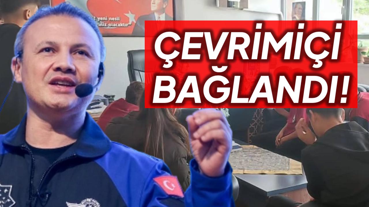 Sinop’ta Liseliler, ilk Türk astronot Gezeravcı ile hayallerini paylaşt