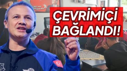 Sinop’ta Liseliler, ilk Türk astronot Gezeravcı ile hayallerini paylaştı
