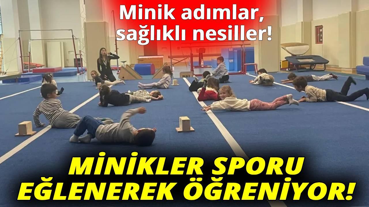 Sinop’ta minikler spora ilk adımlarını attı