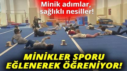 Sinop’ta minikler spora ilk adımlarını attı