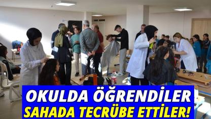 Sinop'ta öğrenciler sosyal sorumluluk projesiyle  deneyim kazandı
