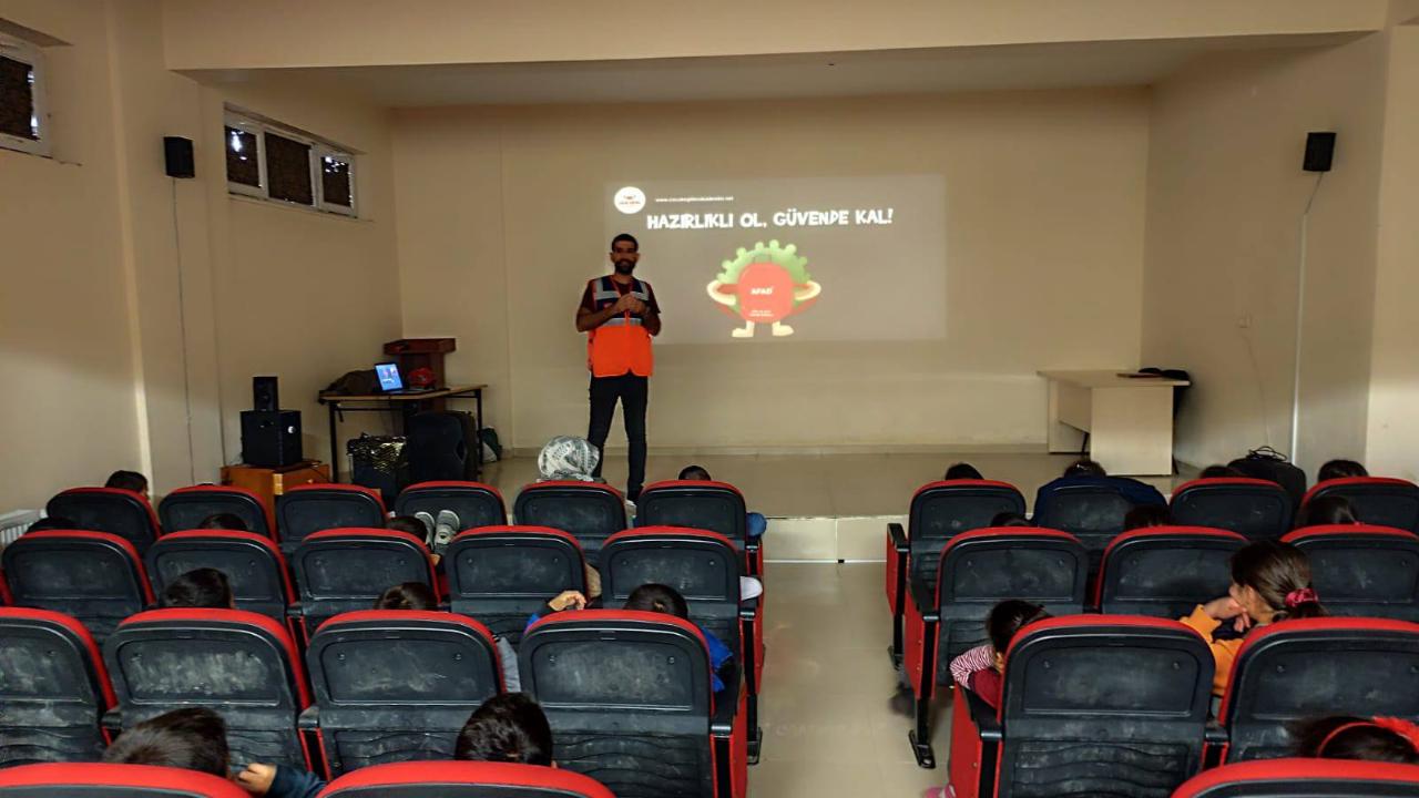 Sinop&#039;ta öğrencilere animasyonlarla afet bilinci eğitimi
