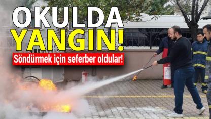 Sinop'ta okullarda yangın güvenliği bilinci artıyor