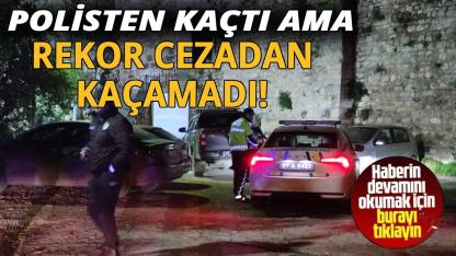Sinop'ta polisten kaçış pahalıya patladı
