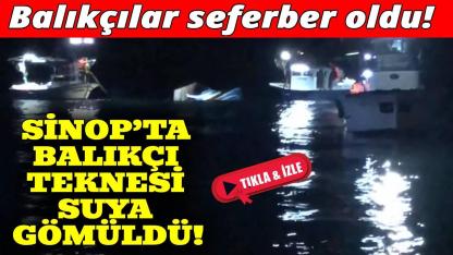 Sinop'ta tekne kazası!